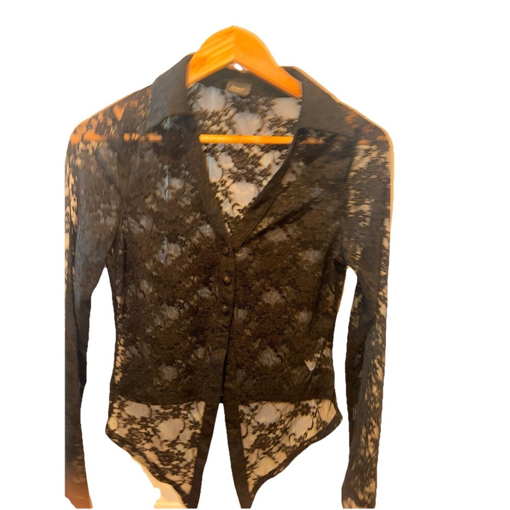 Blanc Clothing Lace Top Size M